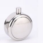 ⁦Flasque Métallique Portable 1200ml en Acier Inoxydable 18/8 avec Étui en Cuir pour Activités Extérieures⁩ - الصورة ⁦3⁩