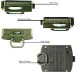 ⁦Boussole d'orientation avec déclinaison pour une navigation précise - Idéal pour la randonnée, le camping et la survie⁩ - الصورة ⁦3⁩