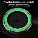 ⁦Boussole d'orientation avec déclinaison pour une navigation précise - Idéal pour la randonnée, le camping et la survie⁩ - الصورة ⁦6⁩